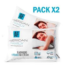 Set de 2 Almohadas Cannon (70x40 cm) – Comodidad y Soporte Perfecto